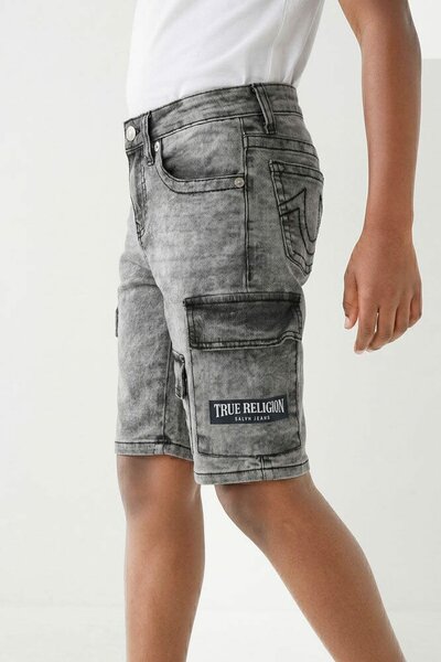 TR Boy's Denim Cargo Shorts