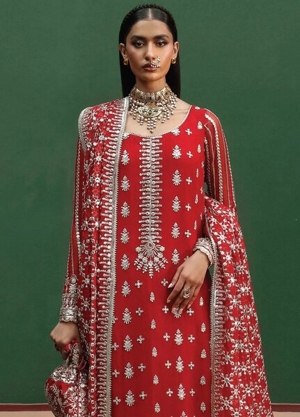 Shehnai By Afrozeh Embroidered Suit Unstitched 3 Piece AF24SW AFS-24-02 Nishat - Formal Collection
