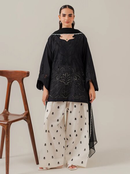 Raven Luxe-3Pcs Embroidered Set