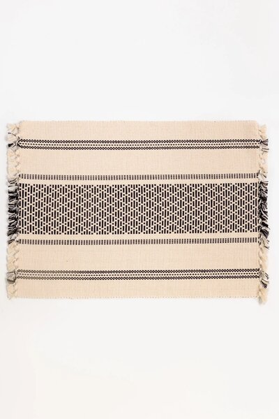 Dobby Fabric place mat pair