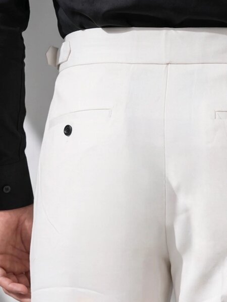 Cream Imported Gurkha Pant  (FDT-474)