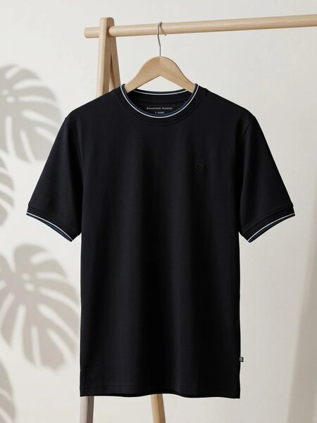 Black Basic T-Shirt (TEE-506)