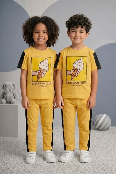 Tiny Teens Kid's Ice Cream Crew Twin Set