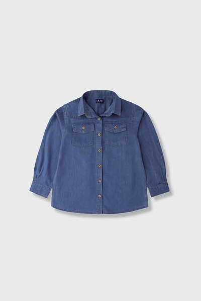 Playful Minnie Denim Top