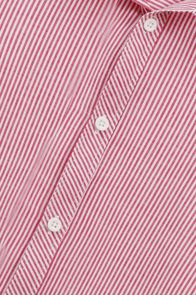 Boys Red Stripe Casual Shirt