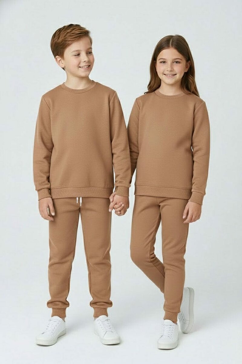 Tiny Teens Kid's Basic Fleece Twin Set
