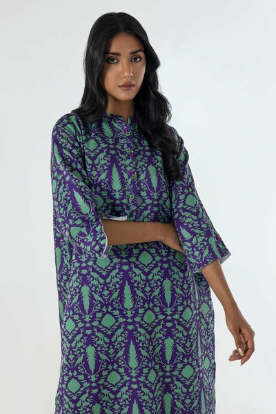Stitched Basic Printed Shirt