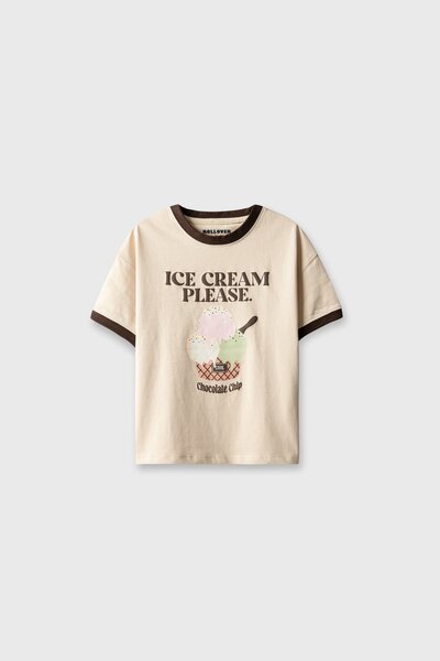 Girls Ice-Cream Scoop Drop Tee