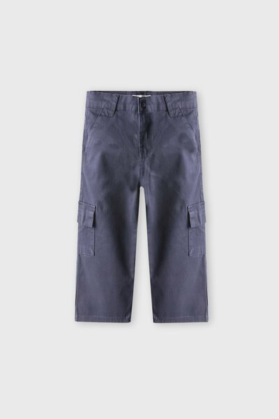 Boys Classic Navy Cargo Pants