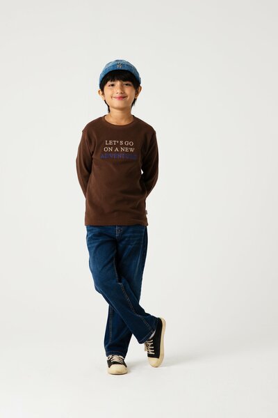 Boys Brownstone Explorer Waffle Tee