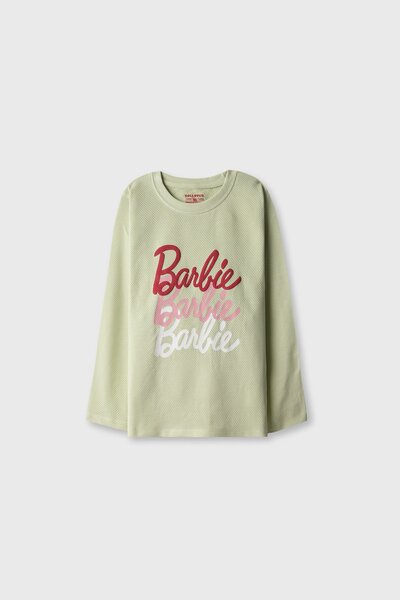 Girls Pistachio Barbie Tee