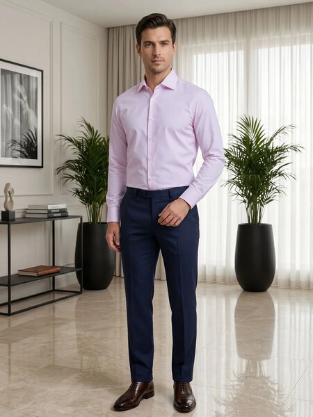 Light Pink, Cutaway Collar, Classic Edition, Formal Shirt (FS-3044)