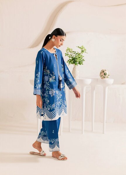 Day Dream by Rashid Textiles RTW Printed Lawn 2 Piece Suit RT26RDD Bluebell - Casual Collection
