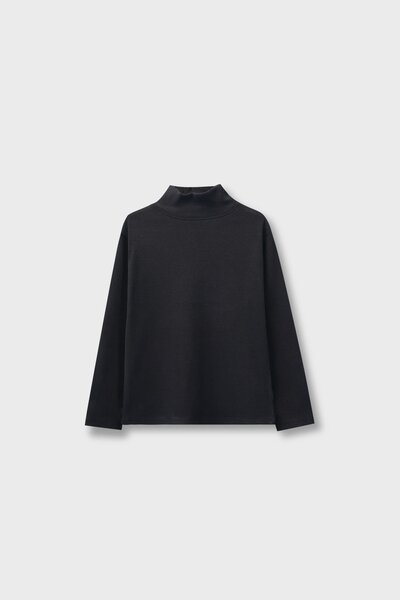 Classic Black High Neck