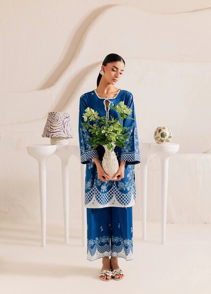 Day Dream by Rashid Textiles RTW Printed Lawn 2 Piece Suit RT26RDD Bluebell - Casual Collection
