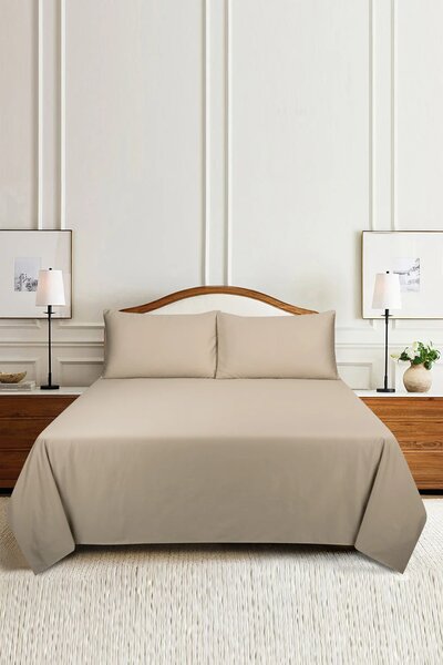 Beige T-400 Dyed sheet set