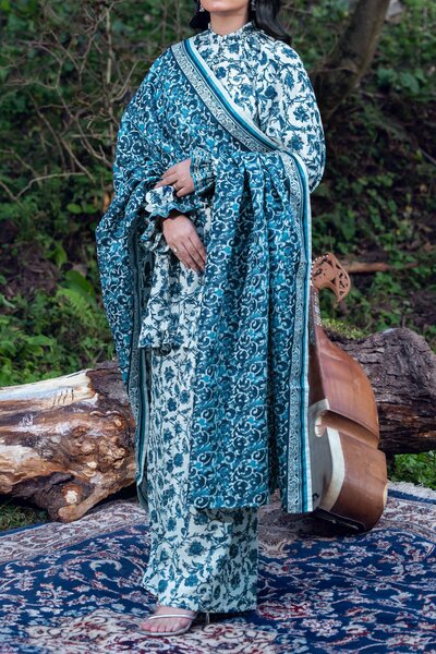 Narmin by Narkin's Unstitched Printed Khaddar 3 Piece Suit NN26UK NUWKDP-3139 - Casual Collection