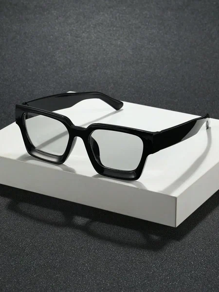 Shein - 1Pc Men'S Geometric Classic Stylish Fashion Glasses
