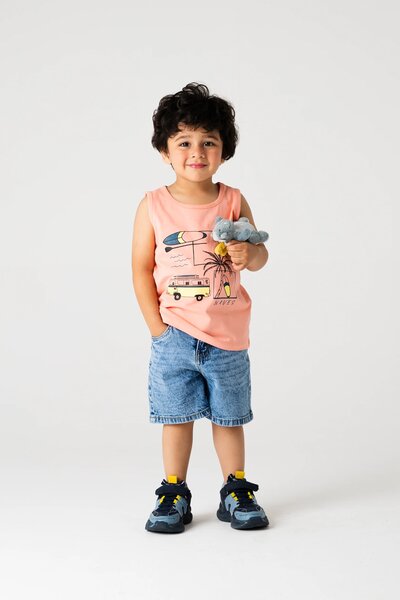 Boys Surfer Waves Tank Top