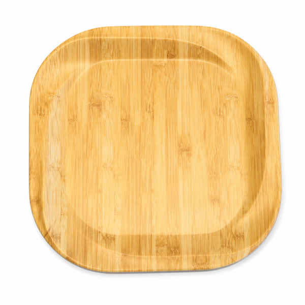 Medium Beige Square Platter – Modern Serving Plate