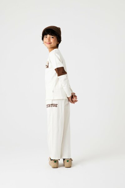 Boys Trailmark Off-White Co-ord Set