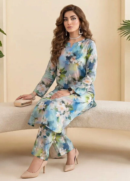 Salitex Unstitched Printed Lawn 2 Piece Suit SUNS82AG2012 Summer Collection