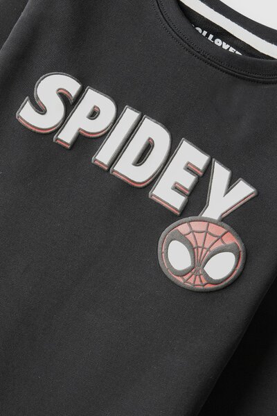Boys Spidey Marvel Black Co-ord Set