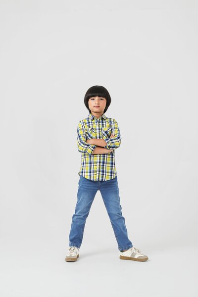 Sunny Plaid Cotton Shirt