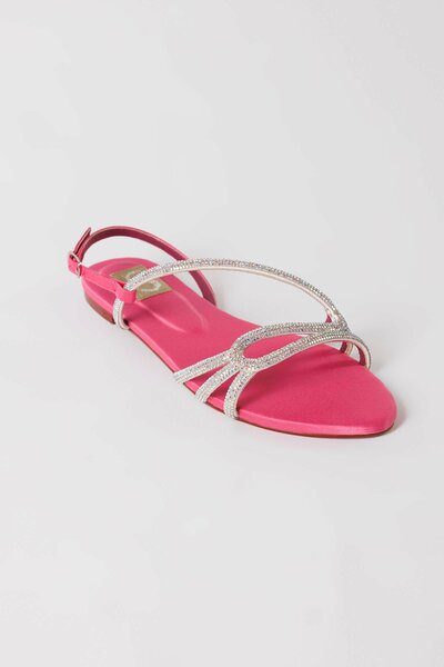 Pink Slingback Sandals