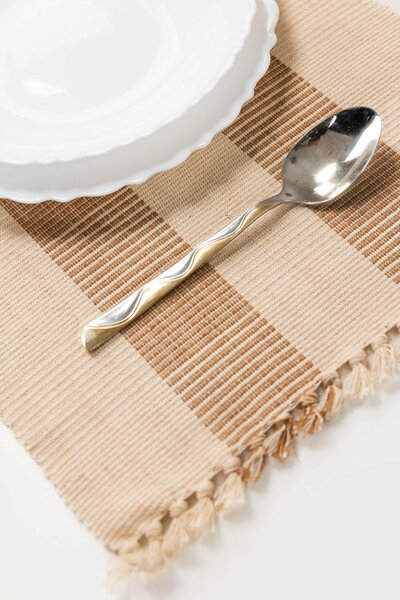Dobby Fabric Placemat Pair