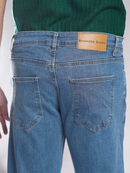Mid Blue Straight Fit Jeans 50