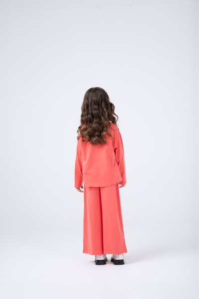 Coral Cutie Jersey Co-ord Set