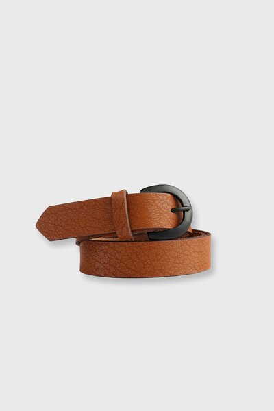 Boys Brown Textured Belt