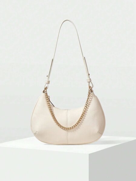 Shein - Motf Women Shoulder Bag Retro - Beige