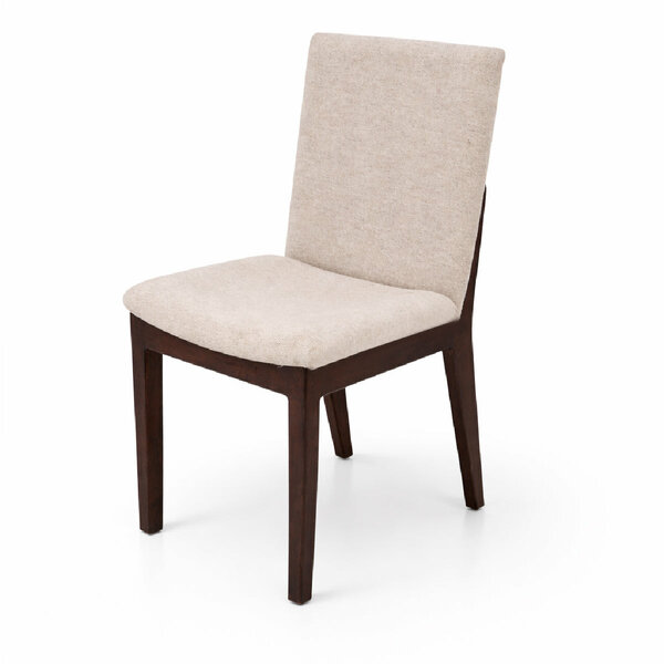Oaklin 6-Seater Oval Wooden Dining Table Set with Upholstered Chairs