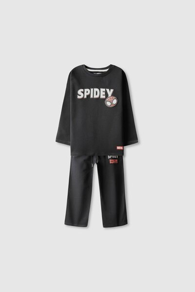 Boys Spidey Marvel Black Co-ord Set