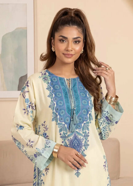 Salitex Women RTW Printed Raw Silk 1 Piece S26KFT1PEVCL958 Casual Collection