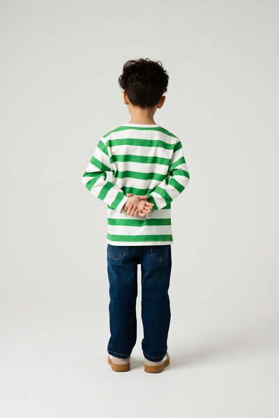 Boys Mickey Stripe Graphic Tee