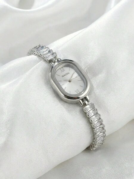 Shein - 1Pc Women'S Elegant Versatile Quartz Movement Wrist Watch
