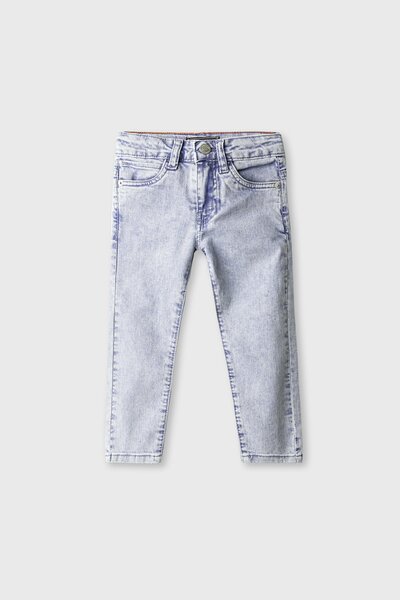 Boys Light Blue Slim Fit Jeans