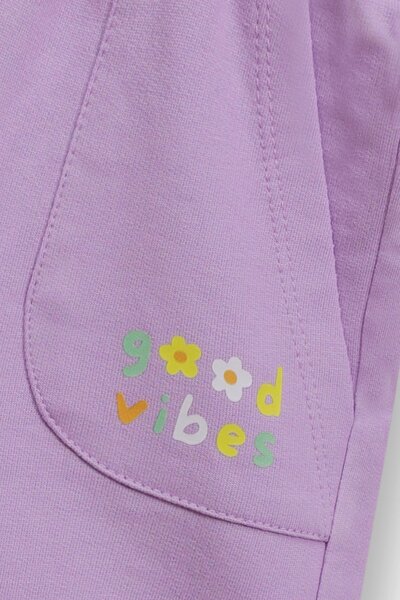 Lilac Vibe Check Shorts