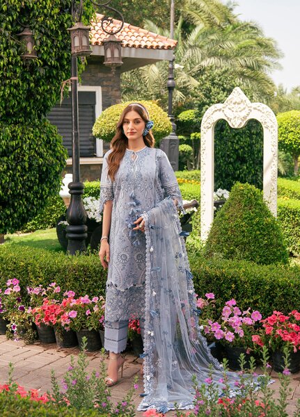 Feerie by Sundas Ahad Unstitched Embroidered Lawn 3 Piece Suit SNA26ULF Lunelle ELL-02 - Eid Collection