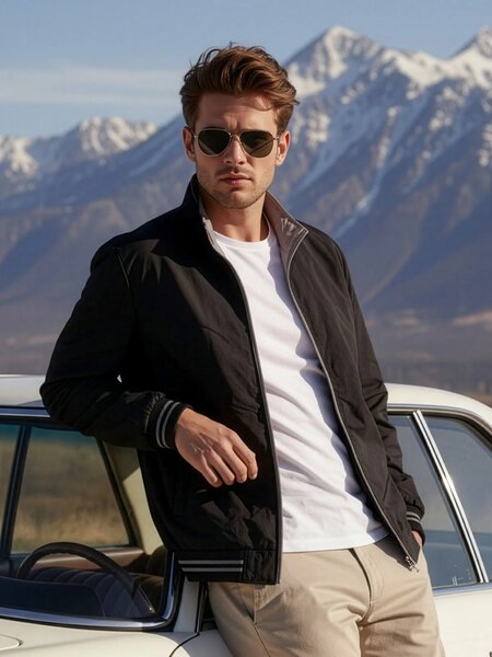 Light Grey Imported Reversible Jacket (RJ-01)