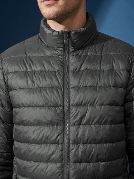 Olive Imported Full Sleeves Puffer Jacket (PJ-132)