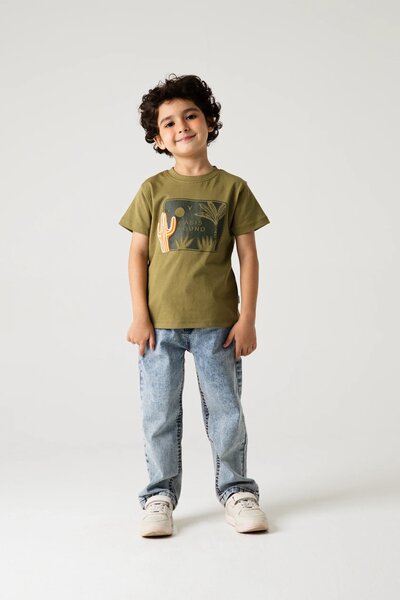 Boys Olive Desert T-Shirt