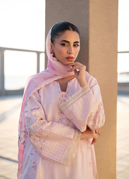Layana by Xenia Formals Unstitched Embroidered Lawn 3 Piece Suit XE26ULL D-3 Giti - Summer Collection