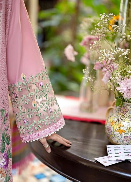 Astoria by Mushq Unstitched Embroidered Lawn 3 Piece Suit MQ26UAL 308-Arabil - Festive Collection