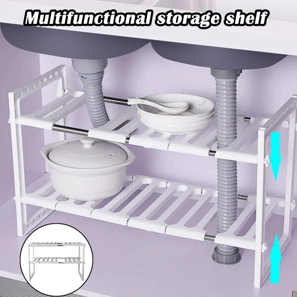 Home.Co - Retractable Kitchen Shelf