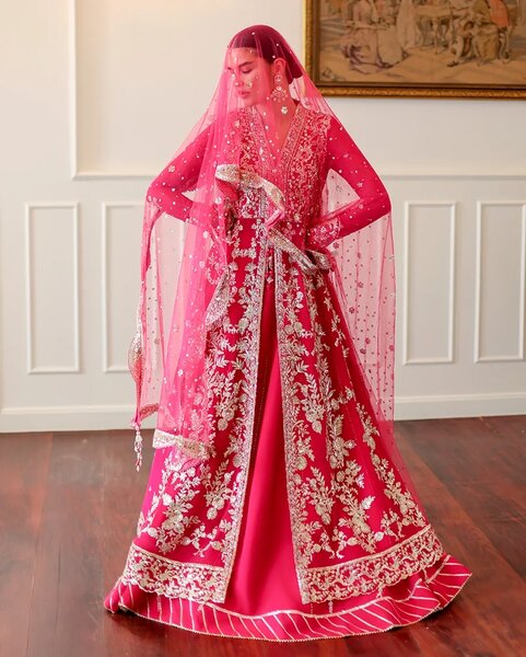 Whispers of Grace by Roheenaz Unstitched Embroidered Chiffon 3 Piece Suit RN26UWG Everly RUNCH260207 - Wedding Collection