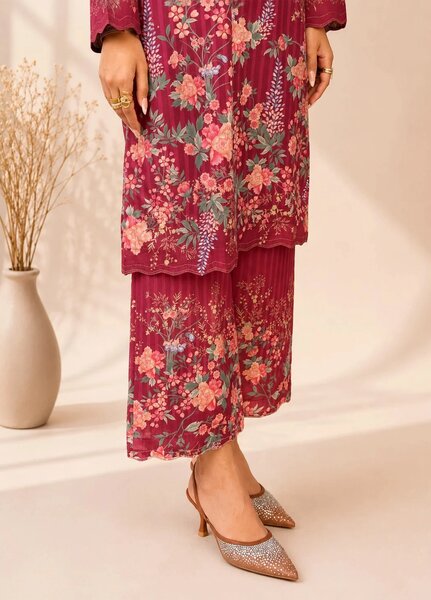 Saba Sumaiya Women RTW Printed Crepe Lawn 2 Piece Suit SS-78654 Velvet Bloom - Casual Collection